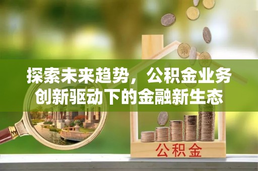 枝江探索未来趋势，公积金业务创新驱动下的金融新生态